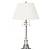 Spyglass 31 in. Brushed Steel Table Lamp