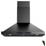 IKTCH 30in Black Range Hood  900 CFM