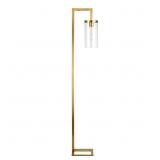 Malva 68 in. Floor Lamp with Glass Shade