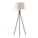 Benson 60 in. Black Floor Lamp