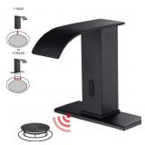 DC Touchless Bathroom Faucet Matte Black