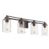 1 LOT(OF 2)Farmhouse 31.7 in. 4-Light Vanity Light