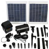 13.75" x 11.25" x 0.75" Sunnydaze Solar Pump &