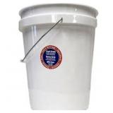 5 Gallon Round Utility Bucket  White  PN0149