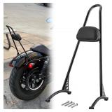 20" Tall Sissy Bar Backrest Pad for Harley