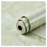 $30 Marble Contact Paper 17.7"x197"  Green Marbl