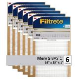 Filtrete 16x25x1 Air Filter  6-Pack