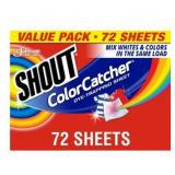 Shout Color Catcher Dye Trapping Sheets - 72ct