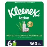 Kleenex Lotion 3-Ply Facial Tissue - 6pk/360ct