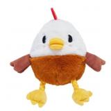 BARK Fuzzy Farm Rooster Plush Dog Toy - 9.5"