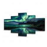 Aurora Borealis Wall Art (50Wx24H)