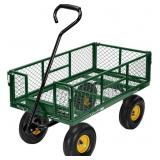 VIVOHOME 400KG Mesh Garden Cart  25.4CM Wheels