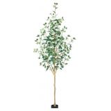 Keloteven Artificial Eucalyptus Tree 7FT