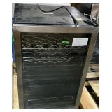 VISSANI WINE BAR COOLER (BLACK)  CONDITION UNKNOWN