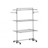 57 1/2 x 56 1/2 in. 3-Tier Foldable Drying Rack