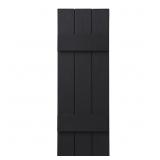 11x39 in Closed Board & Batten Shutters Black