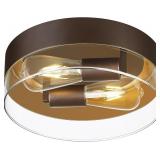 zeyu 11 Inch Ceiling Light Fixture  2-Light