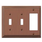 3 Gang Wall Plate - Antique Copper