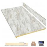 4 ft. Laminate Countertop Kit  Drama Marble