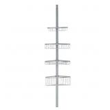 York Tension-Pole Caddy  Powder Coated Silver