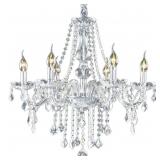 33 in.H x 22 in.W 6-Light Pendant Chandelier