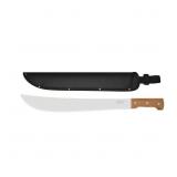 18 in. Machete w/ Steel Blade & Wood Handle