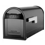 Carlisle Black Mailbox  Medium  Steel