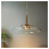 Modern 12.2 in. Brass LED Island Pendant