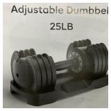 ADJUSTABLE DUMBELL 25LB **DAMAGED BOX**