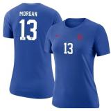 S Nike USWNT 2023 Alex Morgan #13 Away T-Shirt