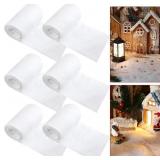 Newwiee 6 Pcs 2.6 x 8 ft Snow Blankets