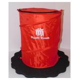 Floating Trash Can, Red, 13 Gallon