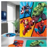 72"W x 72"L (Pack of 1) Cartoon Movie Bathroom Set