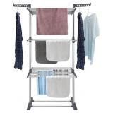 4 Tier Bigzzia 4 Tier Clothes Drying Rack Stainles