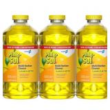 Pine-Sol Cleaner, Lemon Fresh, 3 Pack, 80 FL OZ