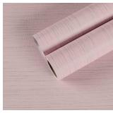 17.7" x 236" CHIHUT Pale Pink Peel and Stick Wallp