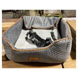 Large dog car seat with cushion