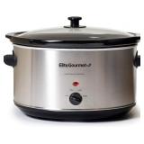 8.5 Quarts Elite Gourmet 8.5 Qt Stainless Slow Coo