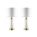 $153 Clarity 26 in. Gold Table Lamp