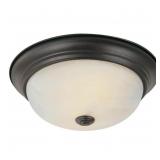 (X3) 15 in. Oil Rubbed Bronze Flush Mount Light