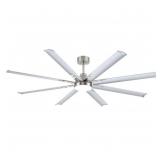 $274 Oscar 6 ft. Satin Nickel Ceiling Fan