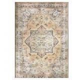 Boston 60x84 Beige Polyester Area Rug