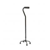 Medline Aluminum Quad Cane, Small Base