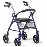 Medline Rollator Walker, 300 lb. Capacity