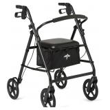 Lightweight Aluminum Rollator, 8" Wheels