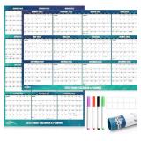 32" x 48" 32x48 Mahtavaa 2025 Wall Calendar - Gree