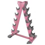 Dumbbell Rack Stand: Compact A-Frame