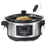 Hamilton Beach 6 Qt Set & Forget Slow Cooker