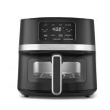 $120 4.5 Qt. Black Air Fryer with Window