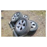 (4) Michelin Latitude Snow Tires